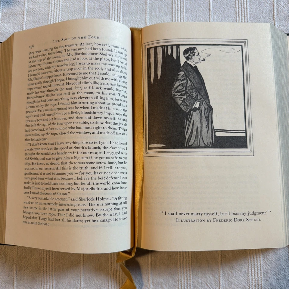 Easton Press Complete Adventures of Sherlock Holmes by Arthur Conan Doyle 3 vol - Image 2 of 4