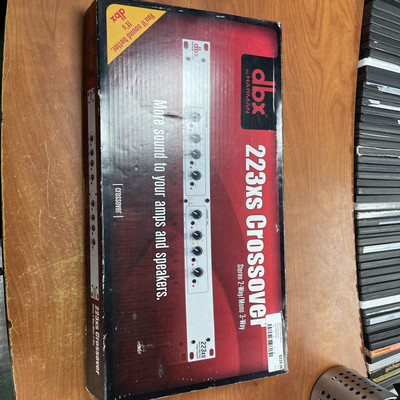 DBX By Harman 223xs Crossover Stereo 2-Way/Mono 3-Way in Box w/ Manual US - NEW