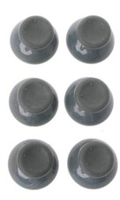 Lot Of 6 3D Analog Thumb Stick Caps For Xbox 360 Controller Gray