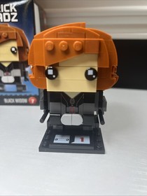 Black Widow Lego Kit 41591 Brickheadz with Box & Instruction Manual(used)open B