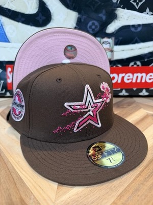 New Era Topperz Houston Astros Travis Scott Mocha Sakura Pink Uv 7 1/4 Sold Out