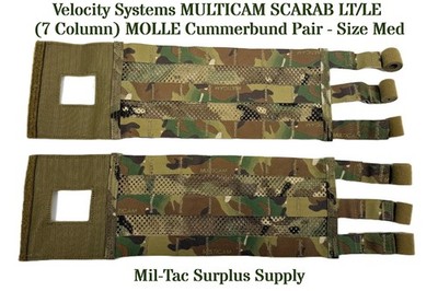 Velocity Systems MULTICAM SCARAB LT/LE (7 Column) MOLLE Cummerbund