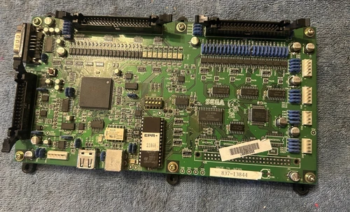 Sega I/O interface circuit board 837-13844 damaged see pictures