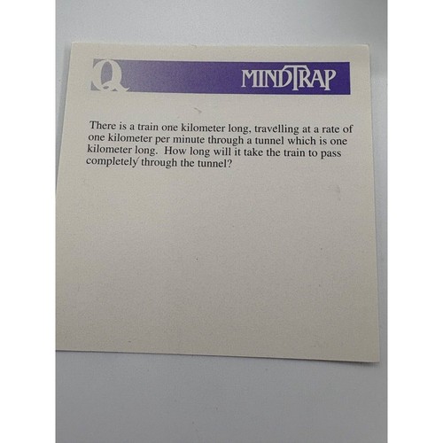 Juego de cartas clásico Mindtrap vintage de Pressman 1996 - Imagen 3 de 7
