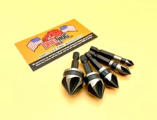 5 Pc AlTiN Cobalt M42 Countersink Set 1/4", 3/8", 1/2", 5/8", 3/4" Drill Hog®