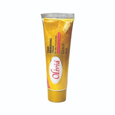 Olivia Gold Hair Removing Cream 50ml Instant Hair Removal, Smooth Skin