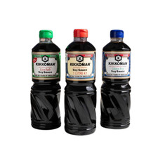 Kikkoman Soy Sauce Big Bottle | Tamari | Reduced Salt | Unagi | - Choose Variety