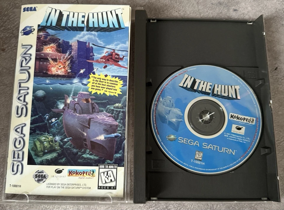 In The Hunt Sega Saturn CIB Complete w/Registration Card - Image 3 of 4