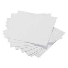 White EVA Foam Sheets 10 x 10 Inch 3mm Thickness for Crafts DIY Projects 8 Pcs