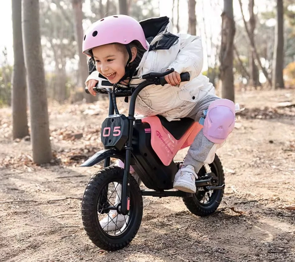 Moto Elettrica Bambini 150W Cross 12” 8-16km/h Batteria 10km - Immagine 2 di 4