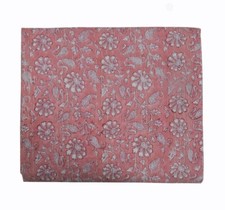 Twin Kantha Quilt Bedspread Floral Cotton Multicoloured Boho Gypsy Blanket