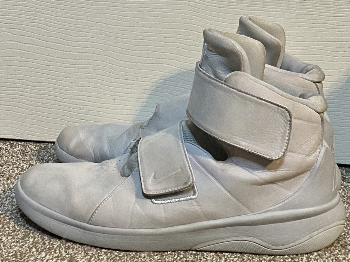 Nike Marxman PRM Pure Platinum 832766-001 Strap Sneaker Shoes Mens