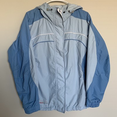 NEW Women/'s COLUMBIA PFG Light Blue Tidal Windbreaker Jacket Sail Cupid XL