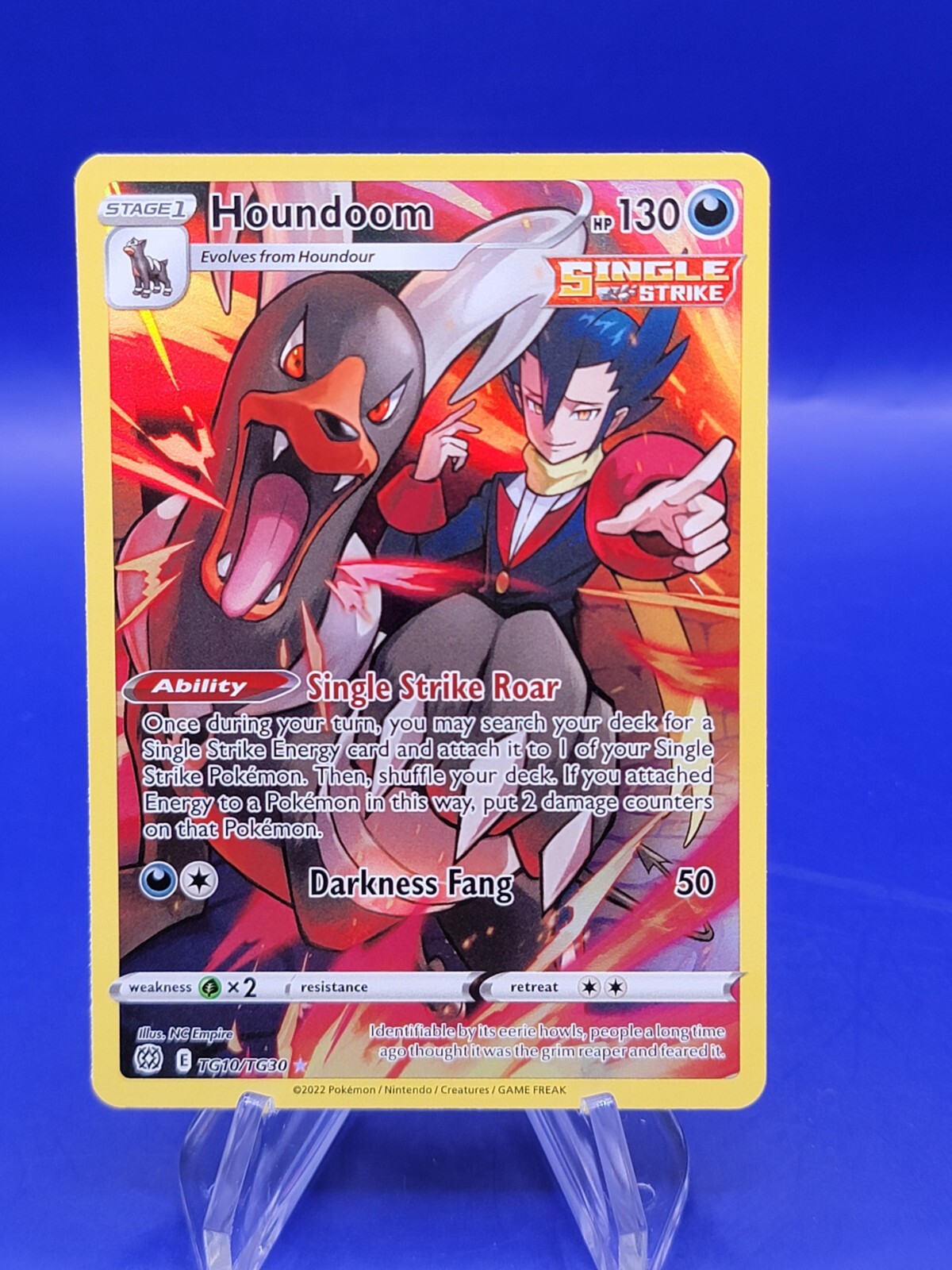 Houndoom TG10/TG30 - Brilliant Stars - Trainer Gallery - Holo Rare - Pokemon TCG