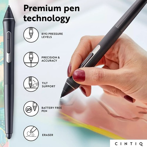 Wacom Cintiq 16 Creative Pen Display Digital Art Ready Graphic Design Gift scho - Afbeelding 10 van 11