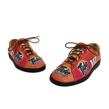 Vintage Nascar Tide Racing Team Leather Shoes #10 Icon Wearable Art, Size 6.5