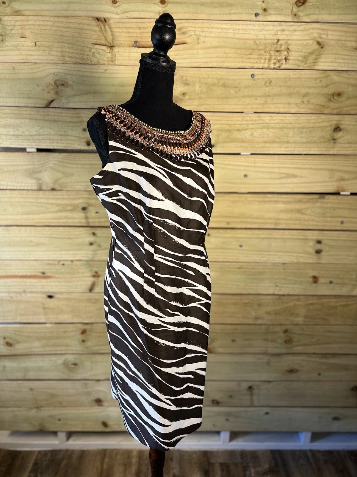 Abito midi Kate Spade taglia 10 Joselle impreziosito