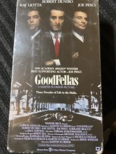 Goodfellas VHS, 1991, Closed Captioned Original Pkg Sealed 1990