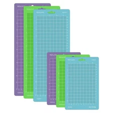 6 Variety Adhesive Cutting Mats StandardGrip,LightGrip,StrongGrip for Cricut Joy