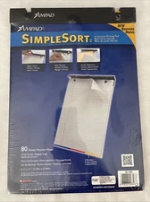 Clipboard Writing Pad Simple Sort Crossover Paper Dividers Pendaflex Ampad