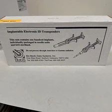 BIO MEDIC Animal IMPLANTABLE ELECTRONIC ID TRANSPONDER IMI-1000 PP 100pcs NEW