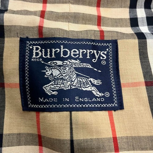Gabardina doble Burberry abrigo de primavera a cuadros Nova largo talla 48 beige - Imagen 9 de 14