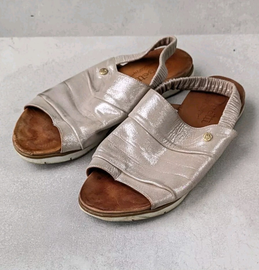 Sandales Compensées Ogetti By Carl Scarpa - Plateau Doré Diamanté, Taille UK 6 (EU 39)