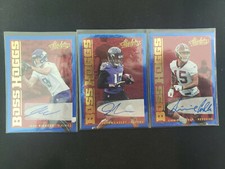 2018 Absolute Boss Hoggs Auto 3 card LOT Wieneke Lasley Cobbs