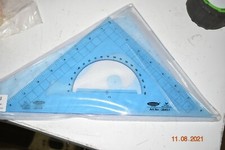 Drafting Tool 2 Large Triangle Ruler Square Set 30/60 Degrees Measuring Layout