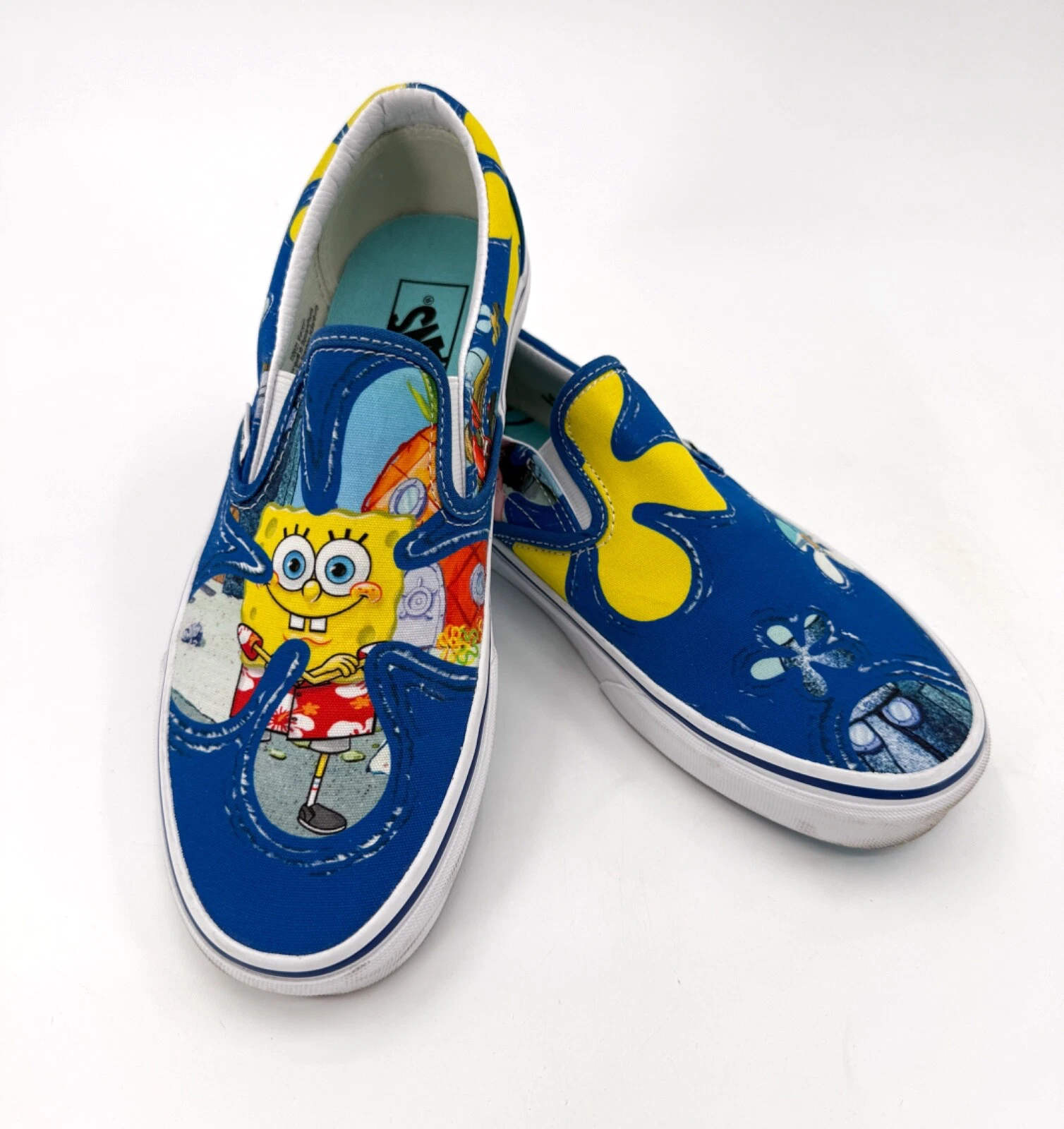 Scarpe Vans SpongeBob Squarepants uomo 7 5 donna 9 tela scarpe classiche slip on