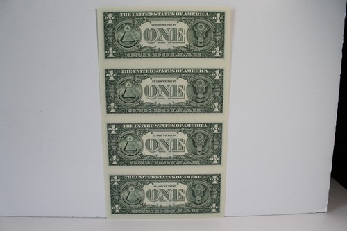 2009 $1 KB 4 Note Sheet - Picture 2 of 2