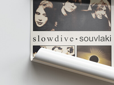Slowdive Souvlaki Poster - Vintage 90s Shoegaze Music Wall Art | eBay