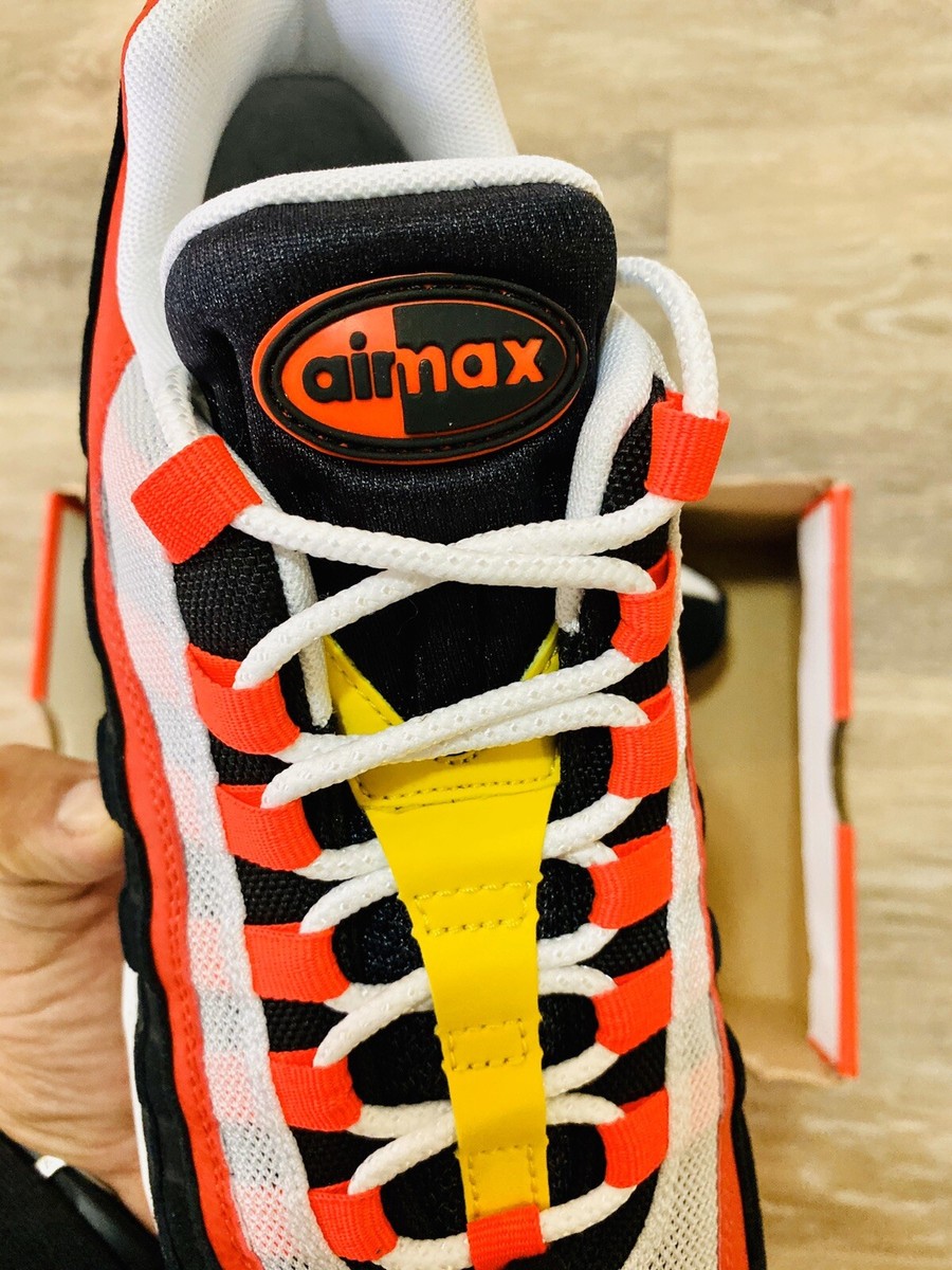 エアマックス95 air max 95 27cm AT9865-101 Nike Air Max 95 Essential White Black Yellow Red AT9865-101