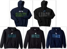 NFL Men's Open Letter Hoodies, Various Teams  Sizes