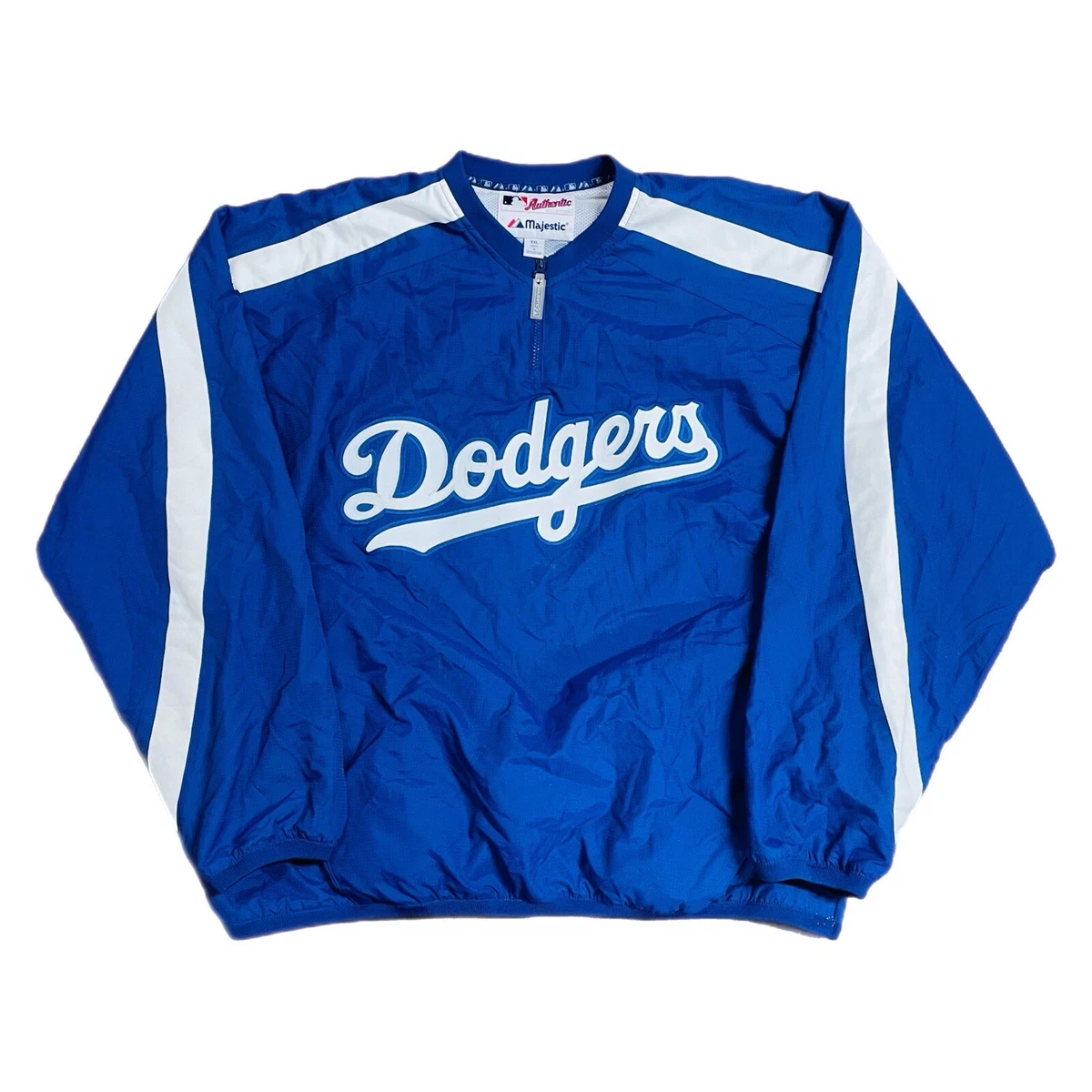 Vintage Majestic Dodgers Dugout Light Windbreaker Jacket Sz XXL eBay