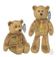 DAD BEAR Dad Plush Collectible Bear Limited Treasures 9" - Love 'Ya Dad  A1 