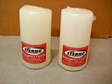 Sterno 60014 Unscented 55 Hour Emergency Prepper Heat Light Candles Qty=2