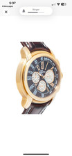 AP Audemars Piguet Millenary Chrono 18k Rose Gold 26145OR Rare Blue Numerals 4