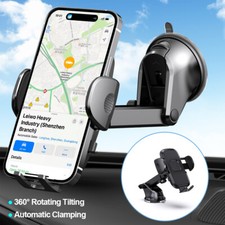 S161 Car Dashboard Windshield Phone Holder Mount 360  Rotating for GPS iPhone