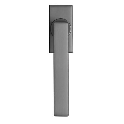 MeinTürgriff Fenstergriff Trento Fenster L-Form samtgrau 7mm 24/31-36/42
