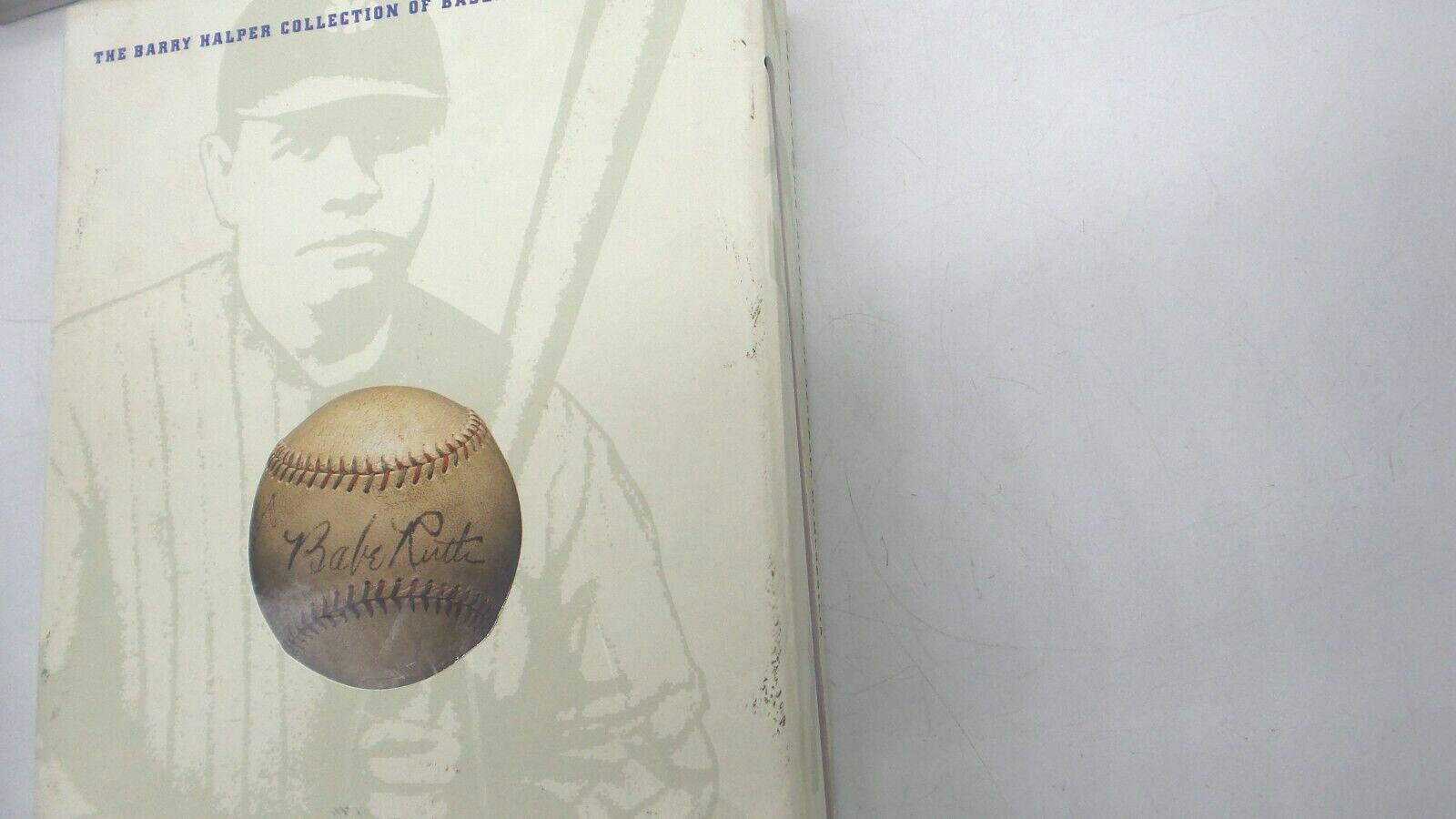 The Barry Halper Collection Of Baseball Memorabilia Complete 3 Book Box Set eBay