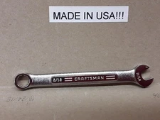 5/16" Craftsman Wrench 44691 VA Satin Combination Wrench * USA * NEW OLD STOCK