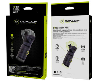 Donjoy Performance Bionic Elastic Compression Wrist Brace LEFT Med./Large  W4C