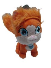Disney Little Mermaid Princess Palace Pets Ariel's TREASURE Orange Cat Plush 7"