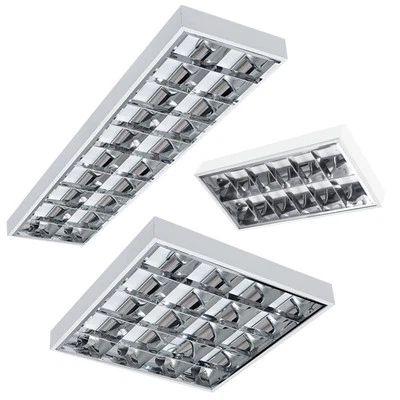 PURELED *TOP* SET LED Rasterleuchten 60/120cm mit/ohne T8 LED Tube Röhren Bürolampe