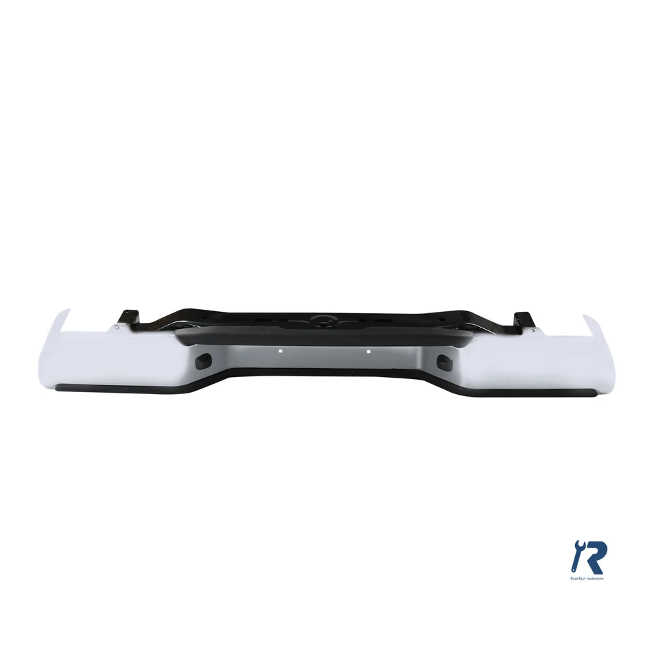 Conjunto completo de parachoques trasero cromado sin sensores para Nissan Frontier 2005-2021 Foto 4 de 4