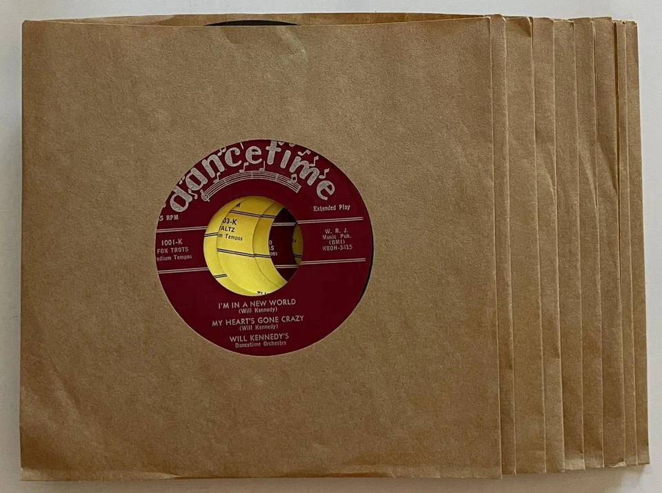 WIll Kennedy's Dancetime Orchestra "It's Dancetime" 45 rpm Box Set NM (195?) - Image 4 of 4