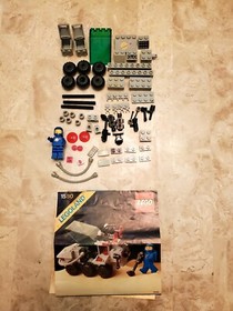 Vtg 1986 Lego 1580 CLASSIC SPACE LUNAR SCOUT Complete Manual 