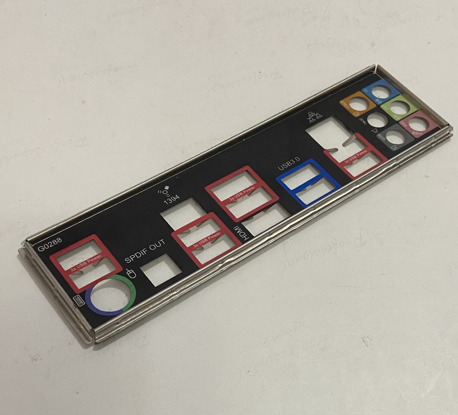 Motherboard I/O Back Plate Cover Case Shield - A6 | eBay Australia