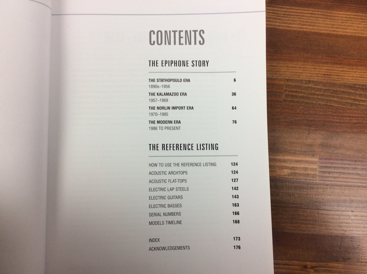 The Epiphone Guitar Book by Walter Carter | eBay